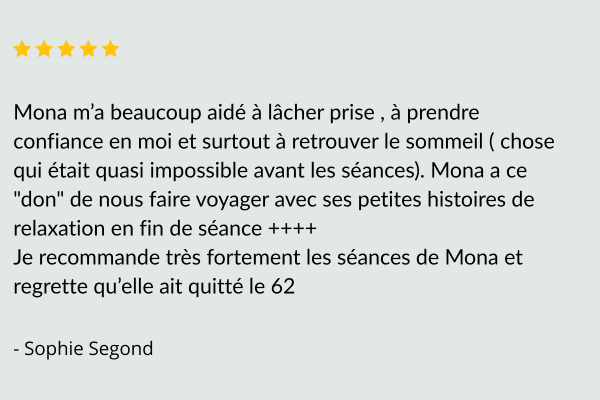 Avis Mona sophrologue Bergerac